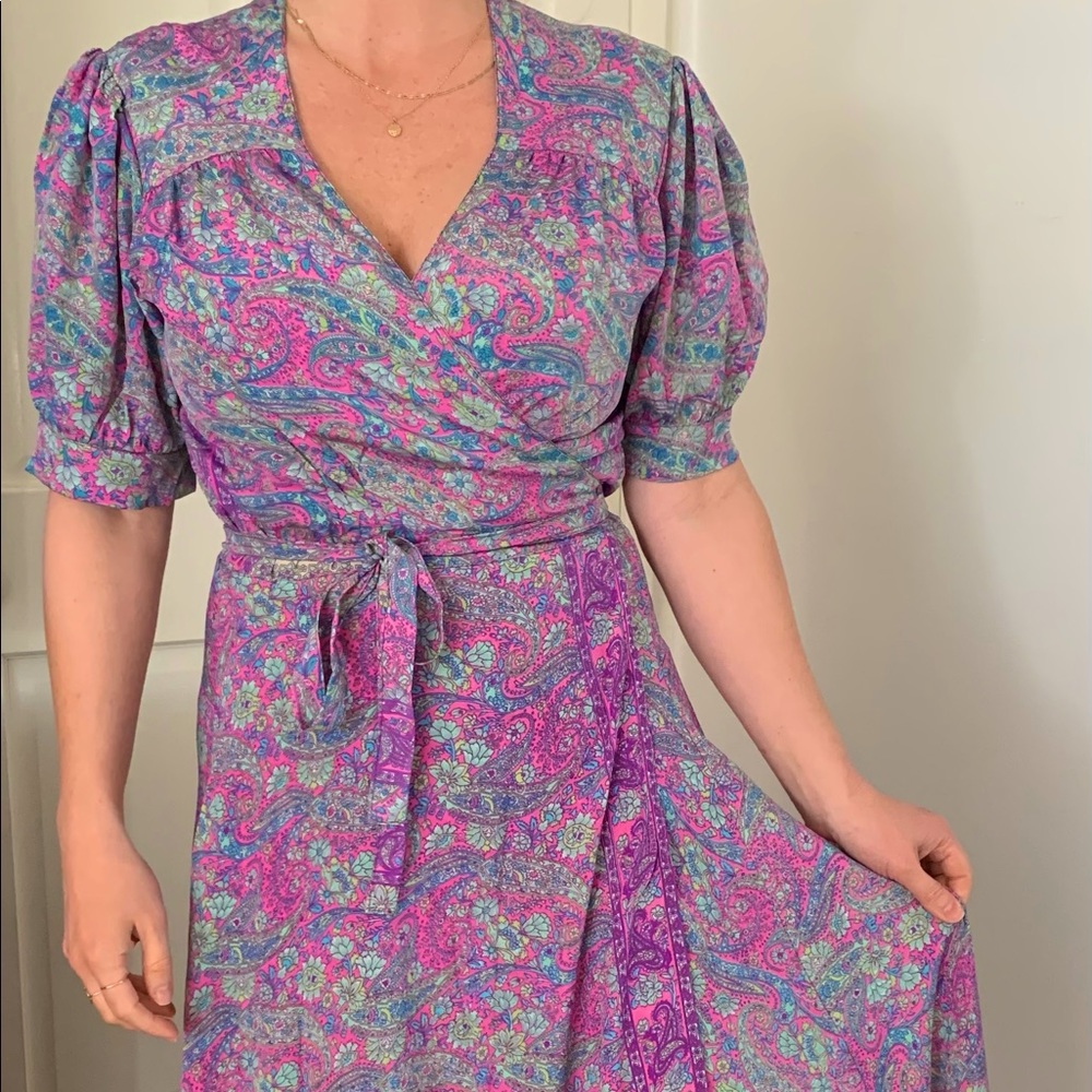 Wrap maxi dress
